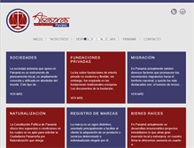 Tablet Screenshot of bsyasociados.com